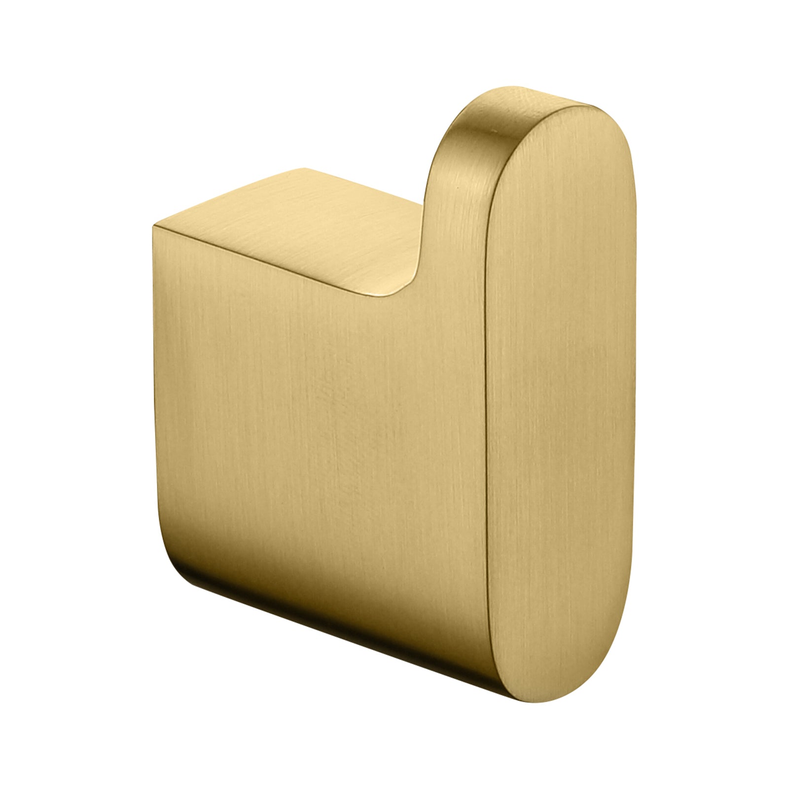 Luxurious 4-Piece Brass Brushed Gold Bathroom Hardware Set: Towel Bar, Towel Ring, Toilet Paper Holder, Robe Hook, and Tower Holder - Wall Mounted - wonderland shower inc