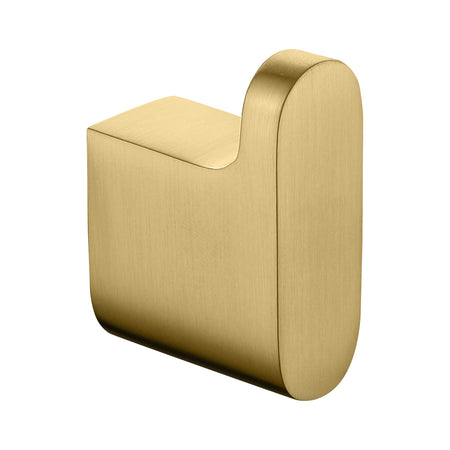 Luxurious 4-Piece Brass Brushed Gold Bathroom Hardware Set: Towel Bar, Towel Ring, Toilet Paper Holder, Robe Hook, and Tower Holder - Wall Mounted - wonderland shower inc