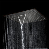 Dual-Function 20" or 24" Rainfall Waterfall Shower Head: Multiple Finish Options