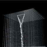 Dual-Function 20" or 24" Rainfall Waterfall Shower Head: Multiple Finish Options