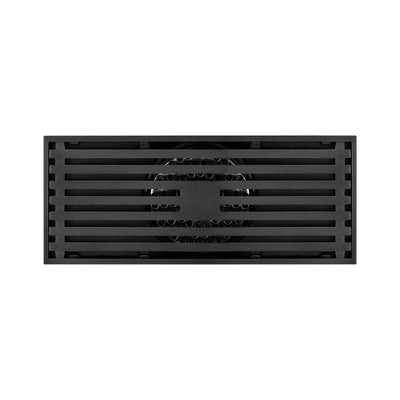 8 Inch Shower Linear Matte black Drain Rectangular Floor Drain with Ac ...