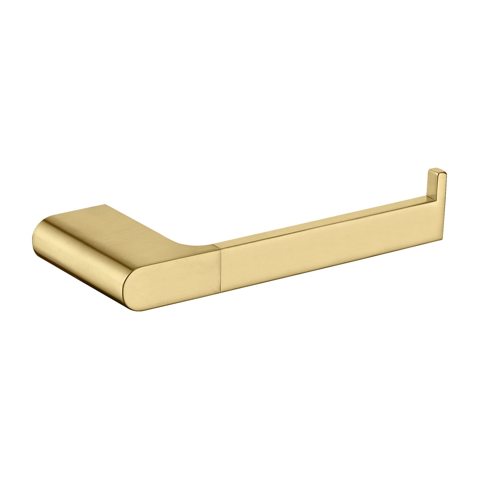 Luxurious 4-Piece Brass Brushed Gold Bathroom Hardware Set: Towel Bar, Towel Ring, Toilet Paper Holder, Robe Hook, and Tower Holder - Wall Mounted - wonderland shower inc