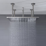 Dual-Function 20" or 24" Rainfall Waterfall Shower Head: Multiple Finish Options