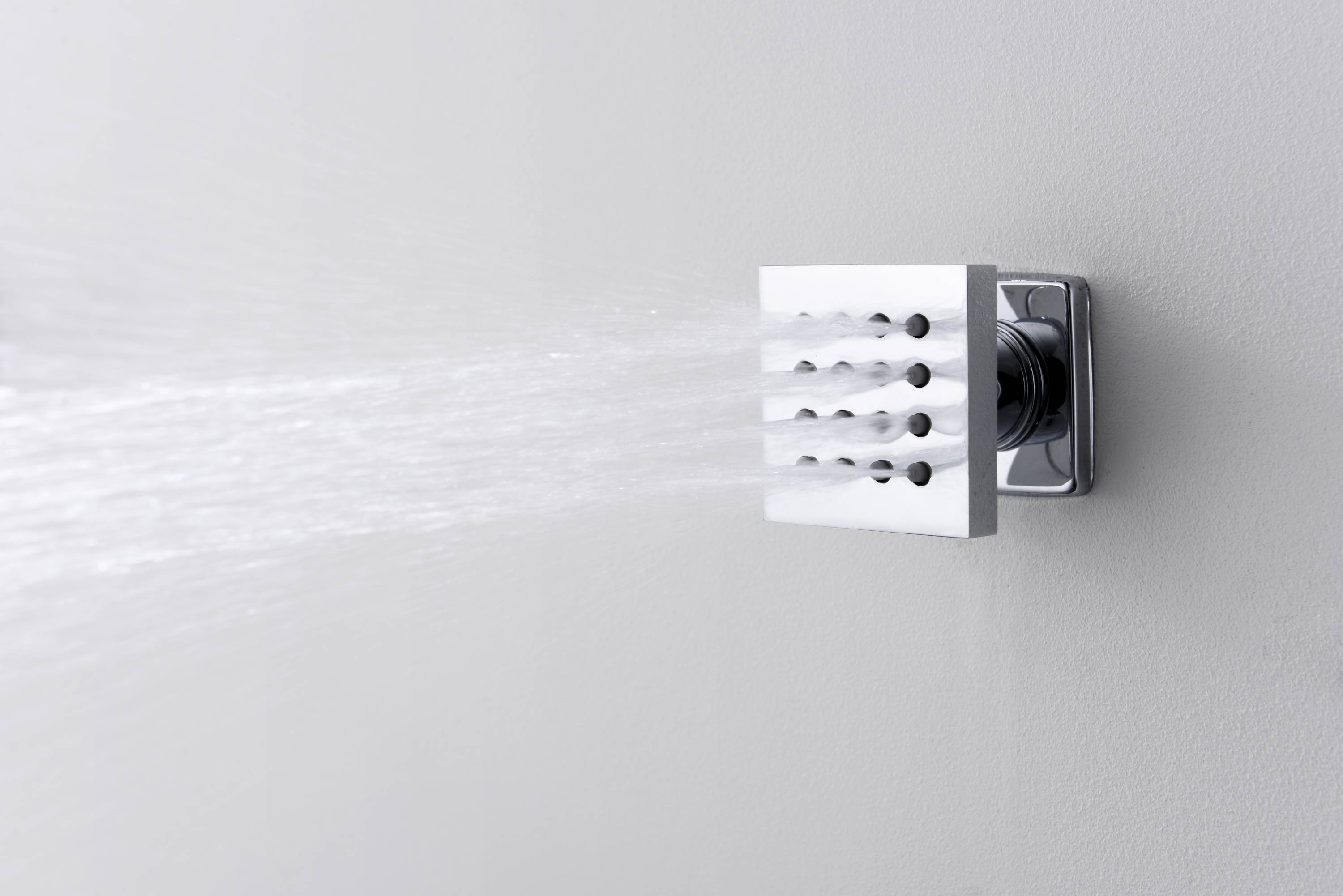 20'' or 24'' Ceiling-Mounted LED Chrome 3-Way Thermostatic Shower Faucet with Independent and Simultaneous Functionality - wonderland shower inc