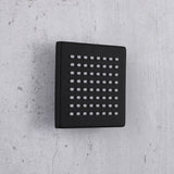 4x4inch swivel body jet brushed nickel or chrome or matte black or brushed gold or polished gold