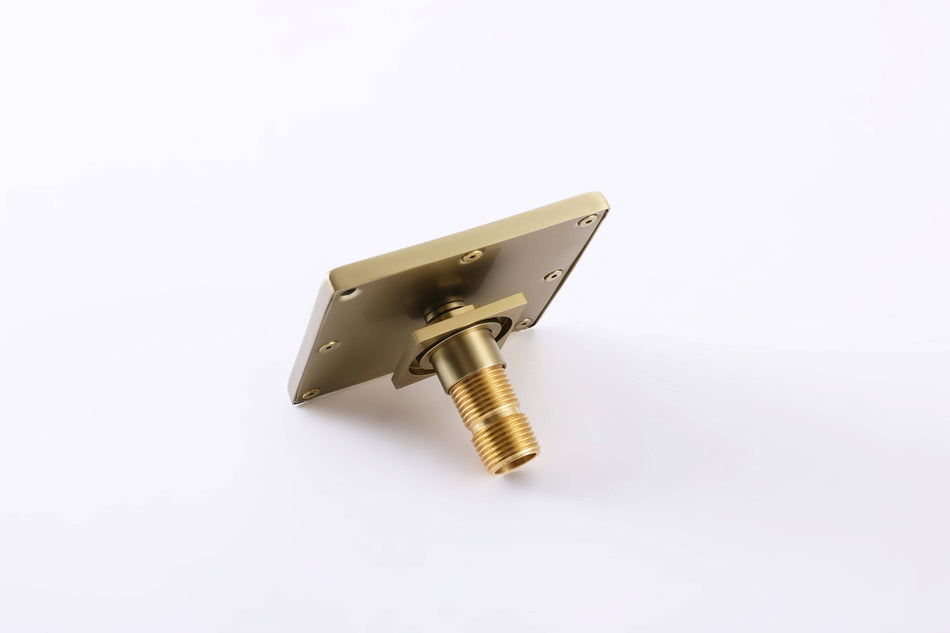 4x4inch swivel body jet brushed nickel or chrome or matte black or brushed gold or polished gold