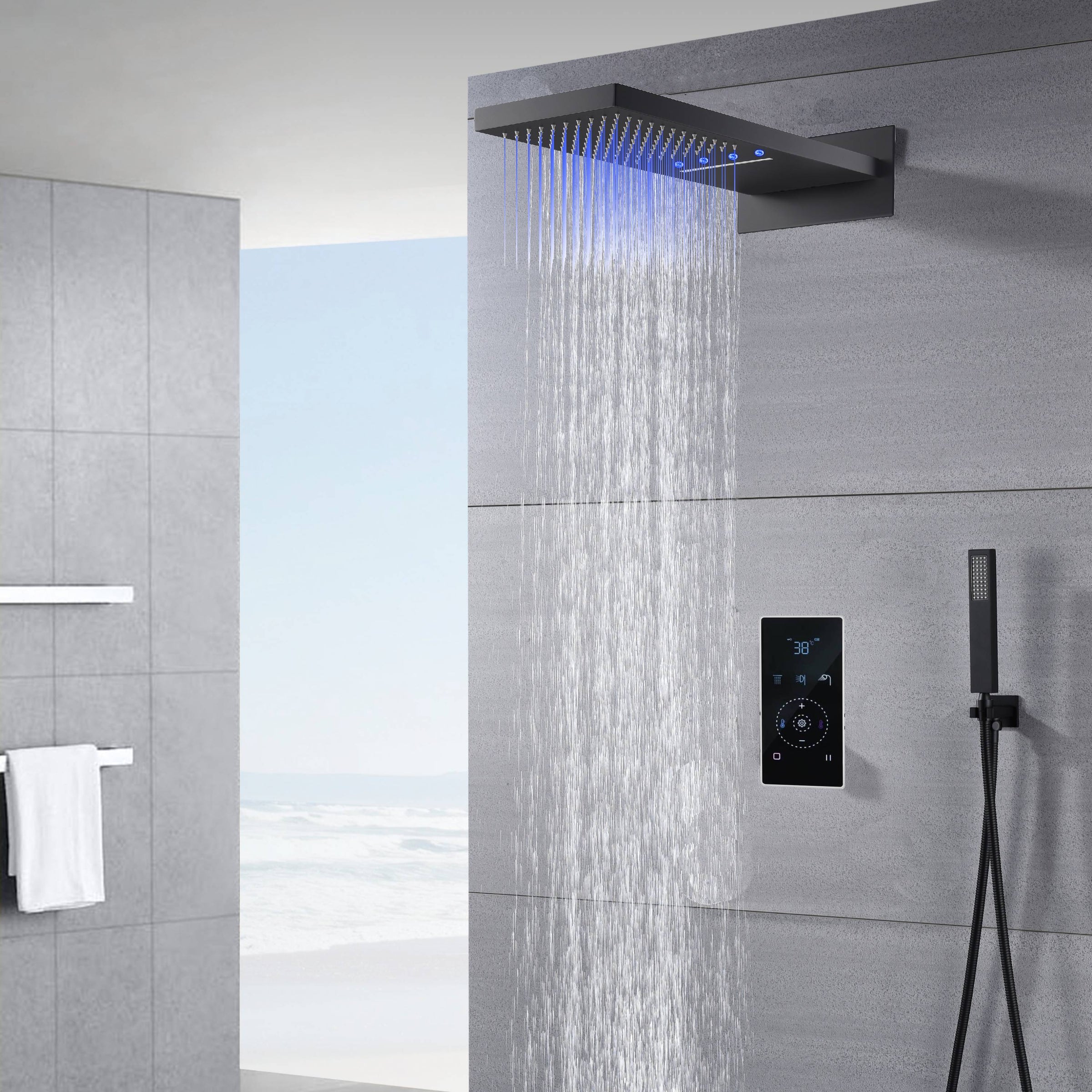 rainfall waterfall showers– Page 2 – wonderland shower inc