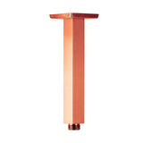 Rose Gold or Brushed nickel 9 inch or 18 inch or 24 inch or 36-inch  brass ceiling shower arm with flange