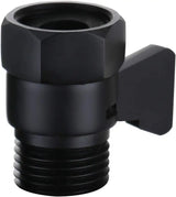 Water Flow Control Valve Brass G1/2 shower Flow Restrictor Adjustable Water Volume for HandHeld Shower Head Shut Off Valve