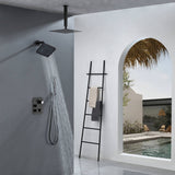 12" or "16" Rainfall Head 3-Way Thermostatic Shower Faucet with Regular Head