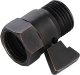 Water Flow Control Valve Brass G1/2 shower Flow Restrictor Adjustable Water Volume for HandHeld Shower Head Shut Off Valve