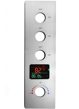 3 way digital thermostatic rough in valve with trim