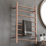 21-5/8"W x 31-1/2 "H 120 V Plug-In Stainless Steel Towel Warmer with temperature Display and 8 Bars