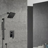 Two-Function Wall-Mounted  Shower System: Regular Shower Head with High Water Pressure