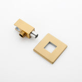 Brushed Gold Brass Handheld Shower Sprayer: Complete with Hose and Holder for a Stylish and Functional Shower Upgrade