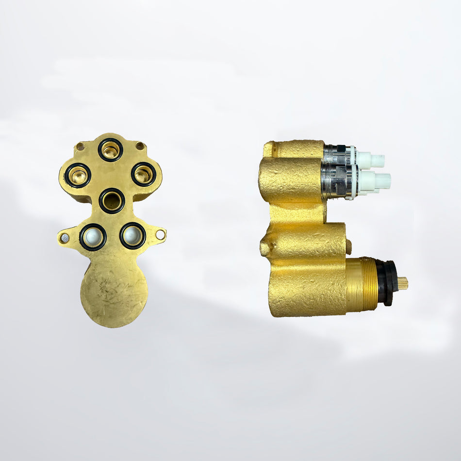 3 function thermostatic rough in valve without trim