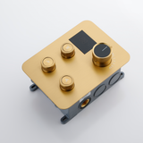 3 way or 4 way digital display rough in valve with trim