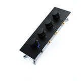 3 way or 4-Way Thermostatic Rough-In Valve with Trim, available in Matte Black, Brushed Nickel, Chrome, and Brushed Gold