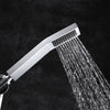 Chrome Flush in 31" Rainfall waterfall mist water column Shower Head Faucet 6 Function digital display Thermostatic shower system with flushed body jets - wonderland shower inc