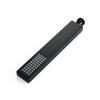 Matte Black 23x15-Inch LED Music Shower Head with 4-Way Thermostatic Shower System and Regular Head - wonderland shower inc