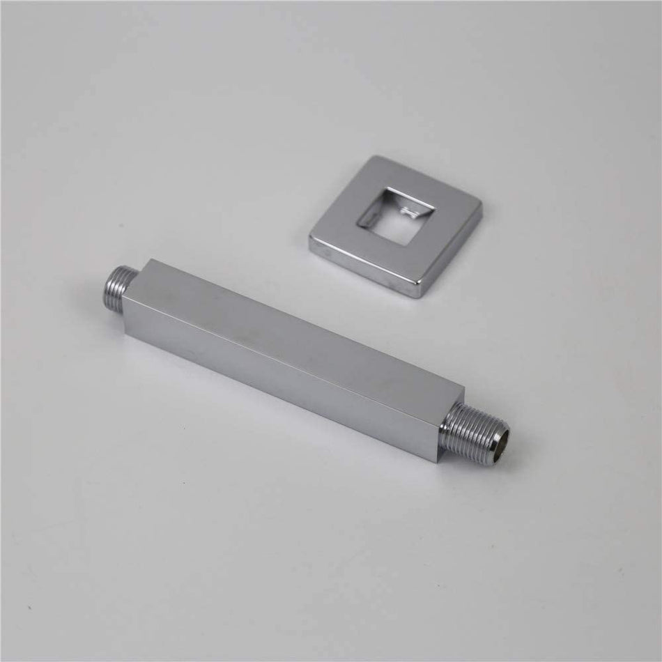 5inch brass ceiling shower arm with flange chrome