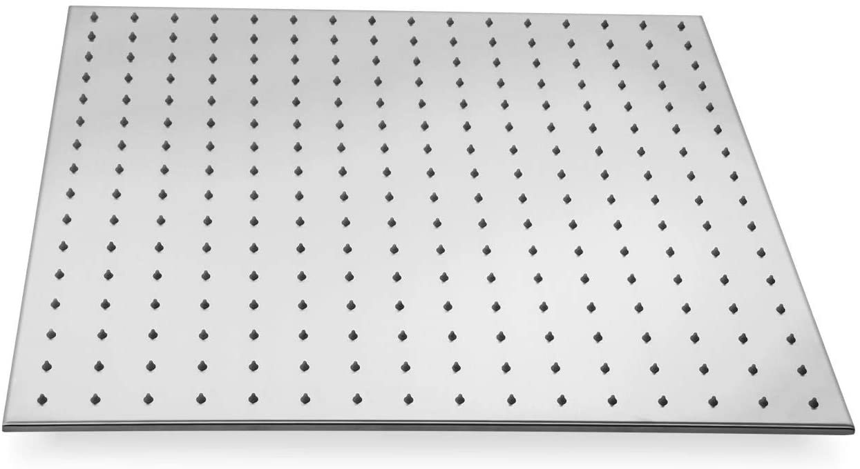 24inch LED Rain Shower Chrome Ceiling Mount 3 way touch digital  valve with 6 body jets - wonderland shower inc