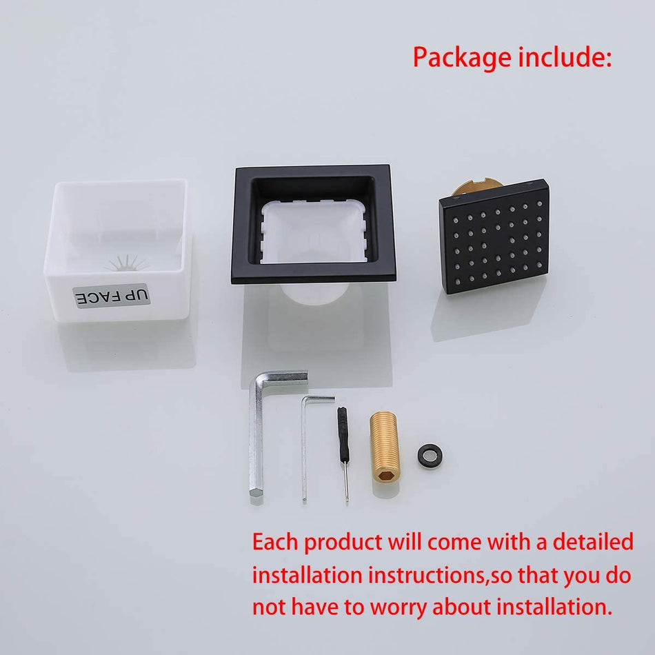 Body Jet Kit Rough In Body jets and cover – wonderland shower inc