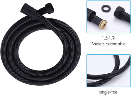 20inch 3 LED lights colors shower head matte black two way valve system - wonderland shower inc