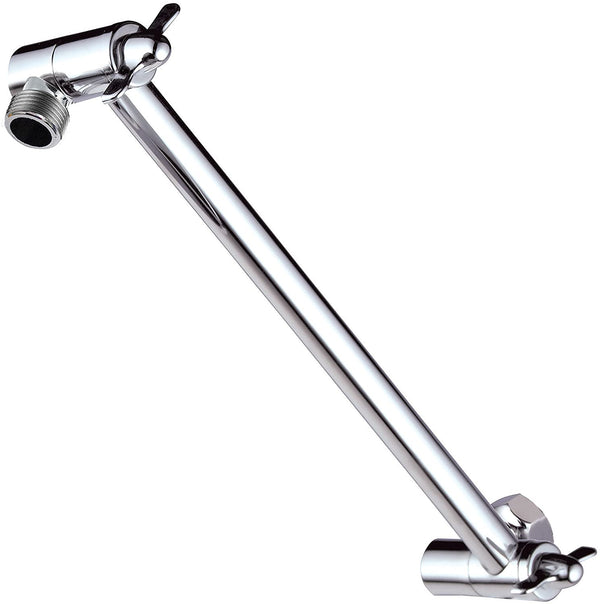 Chrome 8-inch Wireless Bluetooth Speaker Music Shower Head: Adjustable Shower Extension Arm with Lock Joints for Immersive Sound and Flexible Positioning - wonderland shower inc