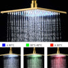 3 LED rain shower head shower faucet