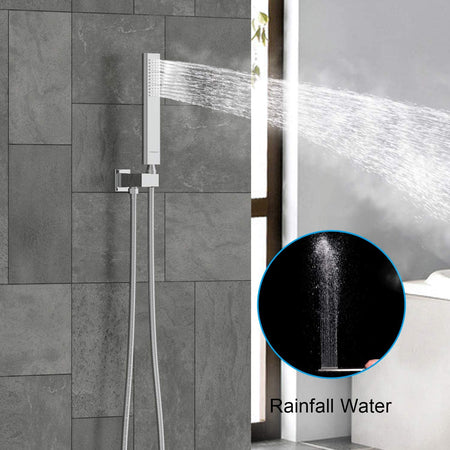 20INCH  Ceiling Mount rain  Shower System with two function Rough-in Valve Body and Trim - wonderland shower inc