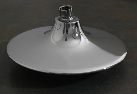 Chrome 8-inch Wireless Bluetooth Shower Head: 3-Way Brass Diverter and 4-inch Multifunction Shower Sprayer - wonderland shower inc