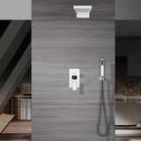 22" Chrome 3 way digital display valve Rain & Waterfall Shower Faucet - wonderland shower inc