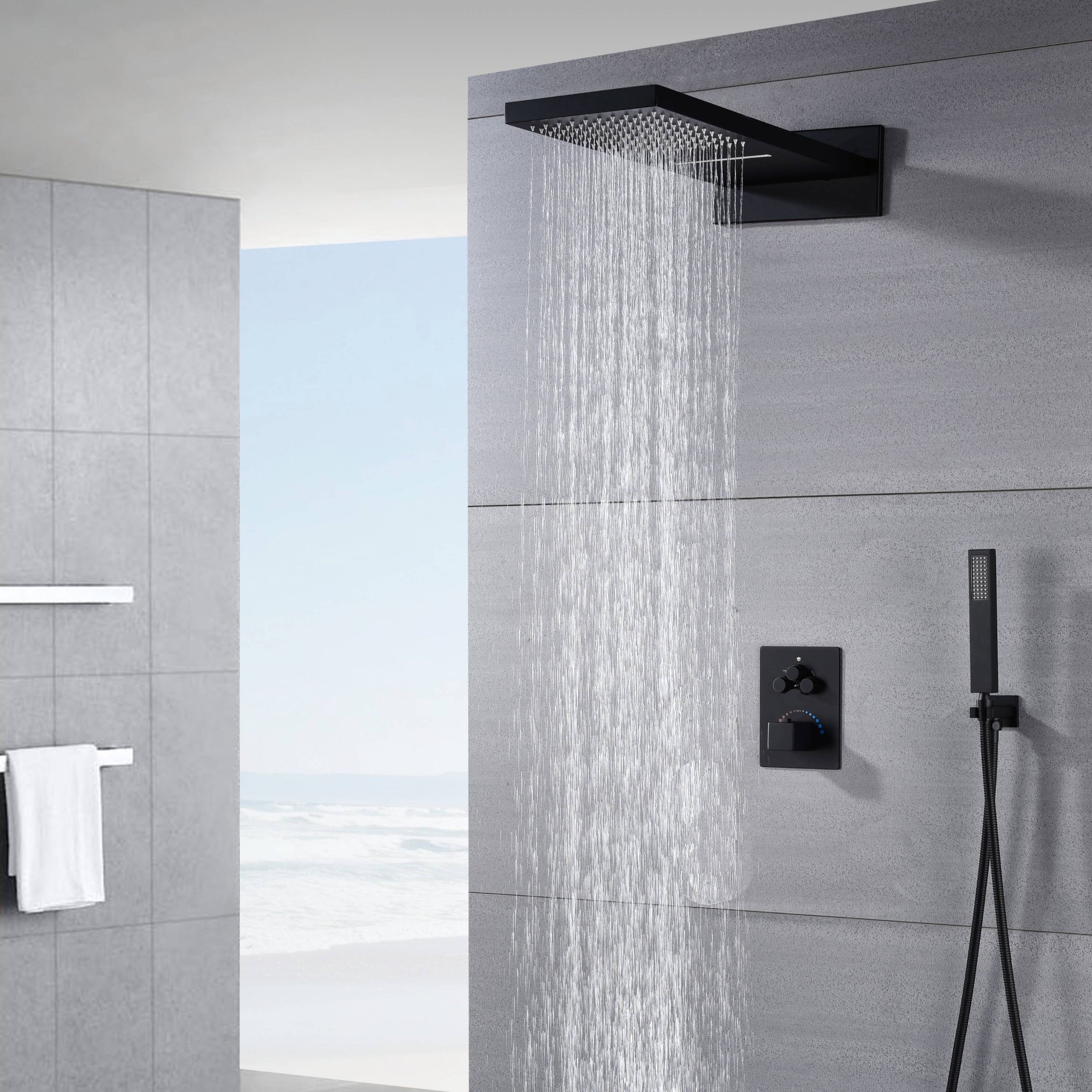 rainfall waterfall showers wonderland shower inc