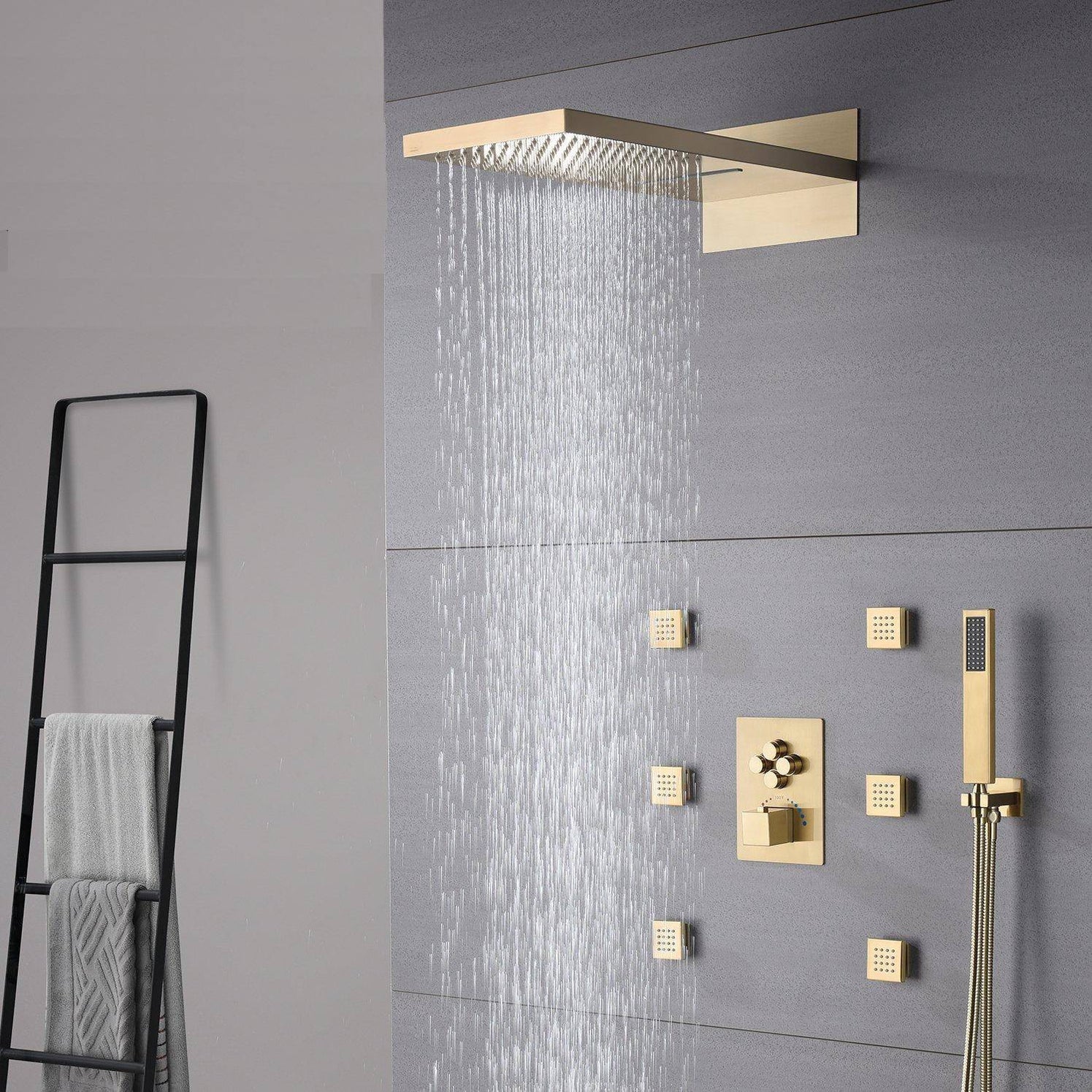 Rose Gold shower faucet — wonderland shower inc