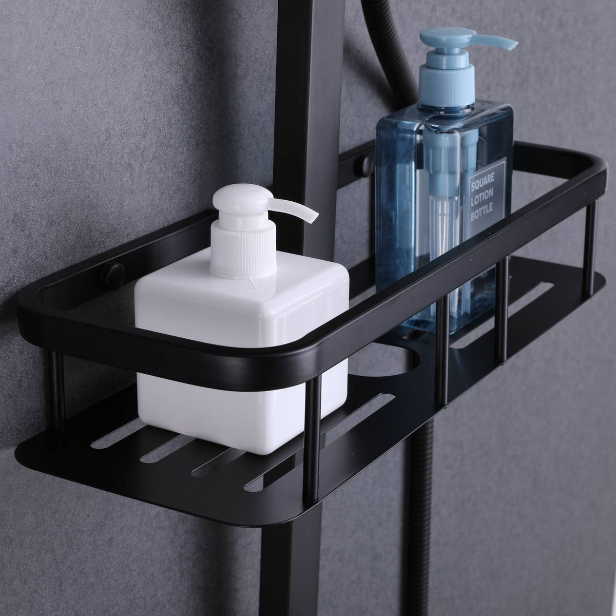 Oil Rubbed Bronze Surface Mounted Shower Faucet with 8-Inch Rain Head for a Blissful Shower Experience - wonderland shower inc