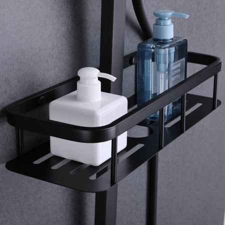 Oil Rubbed Bronze Surface Mounted Shower Faucet with 8-Inch Rain Head for a Blissful Shower Experience - wonderland shower inc