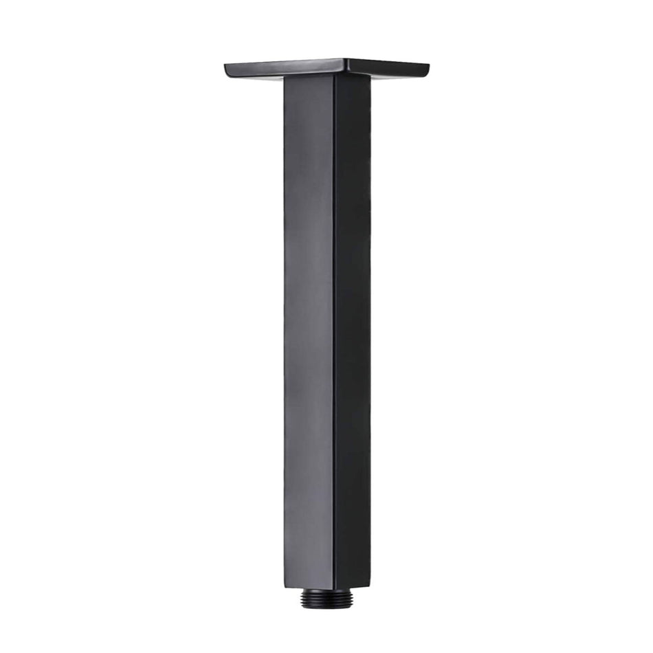 Matte Black Ceiling Mount Shower Arm Brass - Multiple Length Options Available