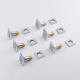 Brass Shower Body Sprays Massage Spa Side Sprayer Jets in Wall Mounted Body Jets Spray Body Shower Set Adjustable body sprayer - wonderland shower inc