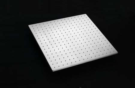 20-Inch Brushed Nickel Rainfall Shower Head: Choose Between Non-LED or LED, Enjoy Ceiling-Mounted - wonderland shower inc