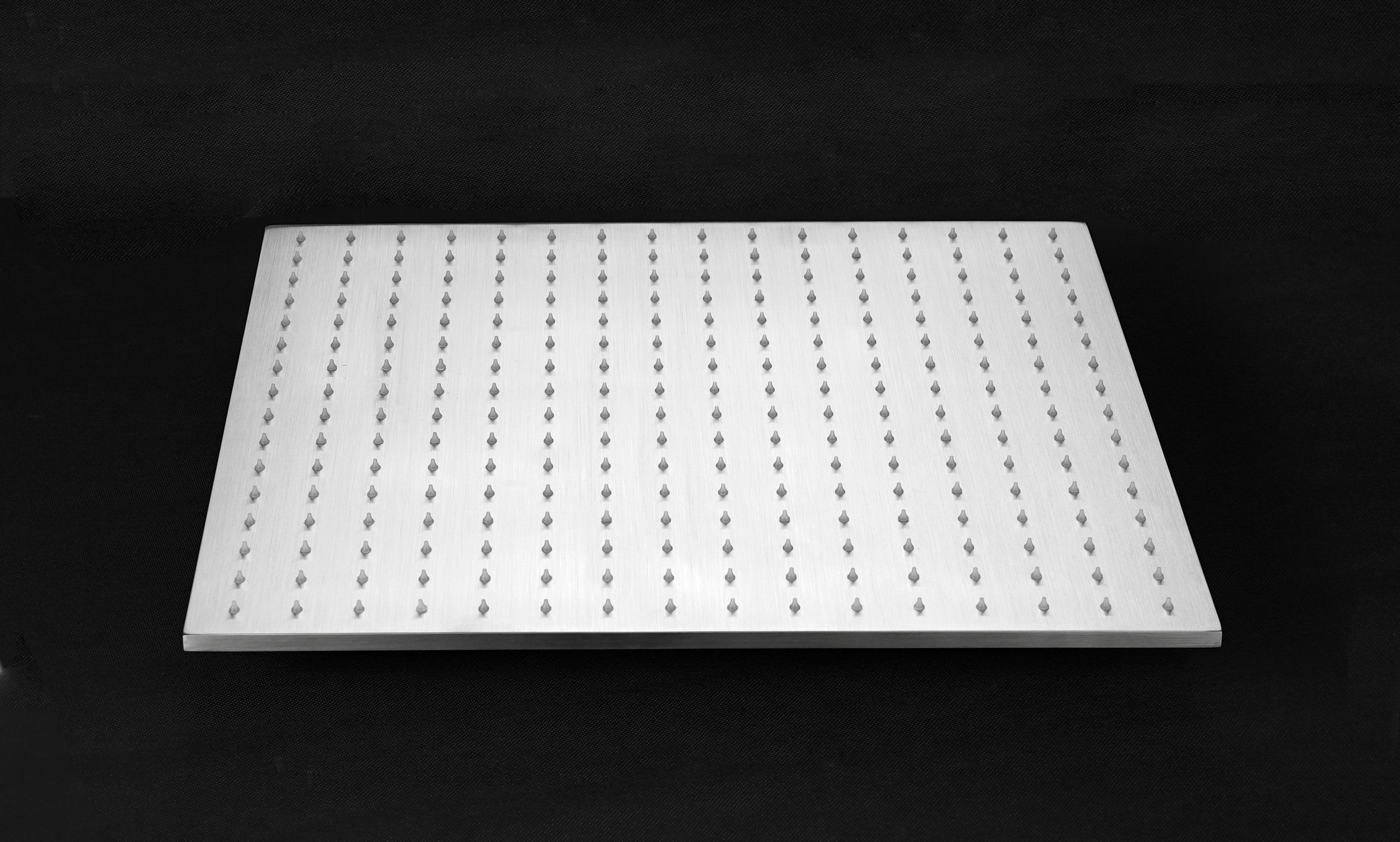 Ceiling-Mounted Brushed Nickel 3-Way Thermostatic Shower Faucet with 20'' or 24'' Shower Head: Independent and Simultaneous Functionality - wonderland shower inc