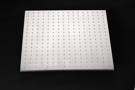 20-Inch Brushed Nickel Rainfall Shower Head: Choose Between Non-LED or LED, Enjoy Ceiling-Mounted - wonderland shower inc