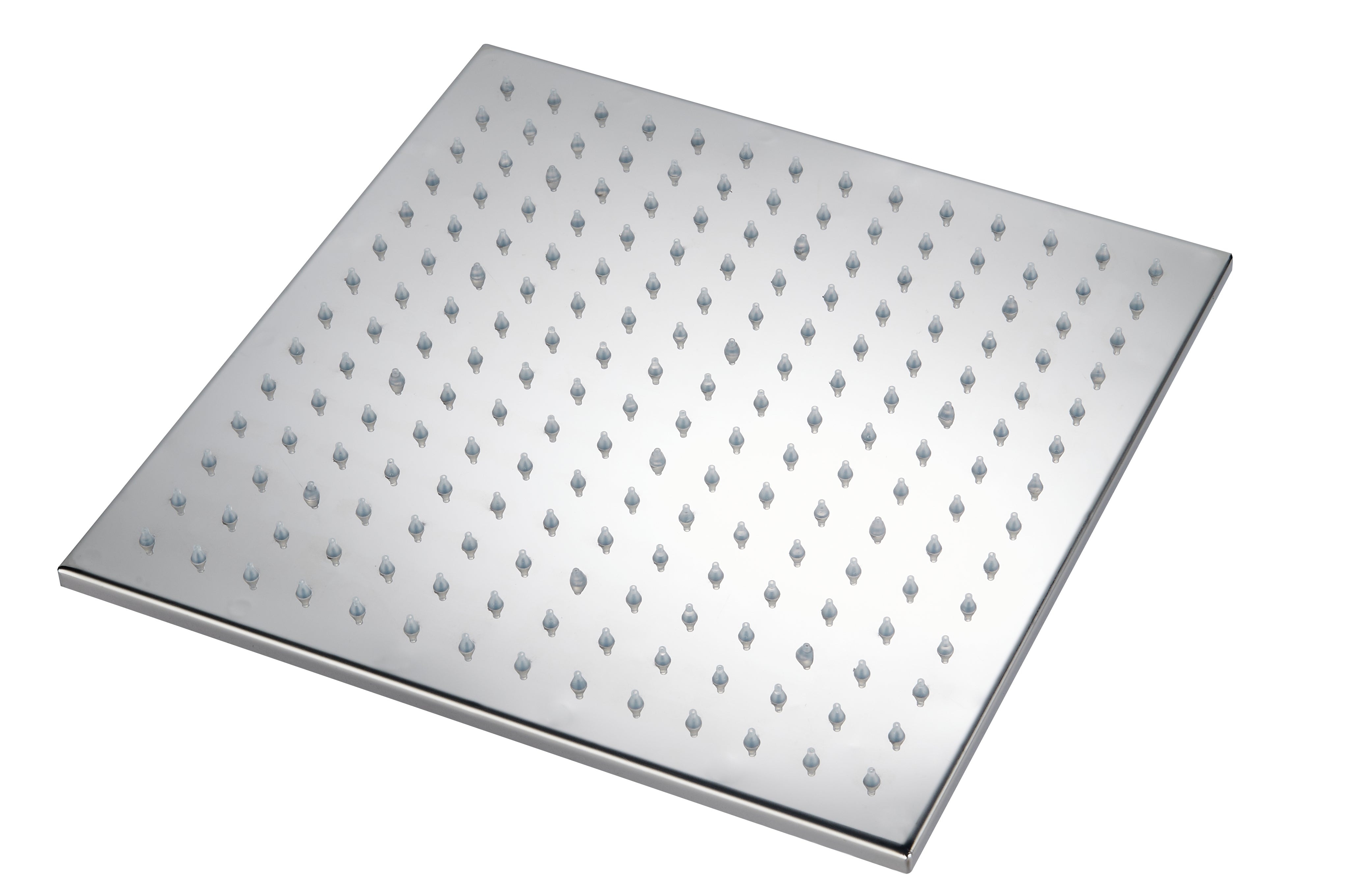 chrome ceiling mount LED rainfall shower head  two way shower faucet with handle sprayer - wonderland shower inc