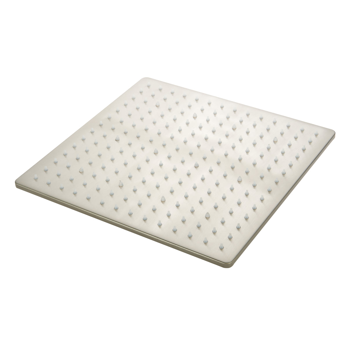 Brushed nickel ceiling mount rainfall shower head 3 way digital display anti scald Shower Faucet with tub spout - wonderland shower inc