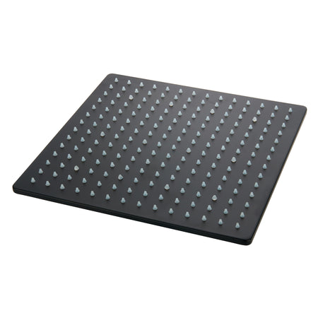 Ceiling Mount Matte Black LED Rain Shower System - Available in 12 inch or 16 inch - 3-Way Anti-Scald Digital Display Rough-in Valve and 6 Body Jets Included" - wonderland shower inc