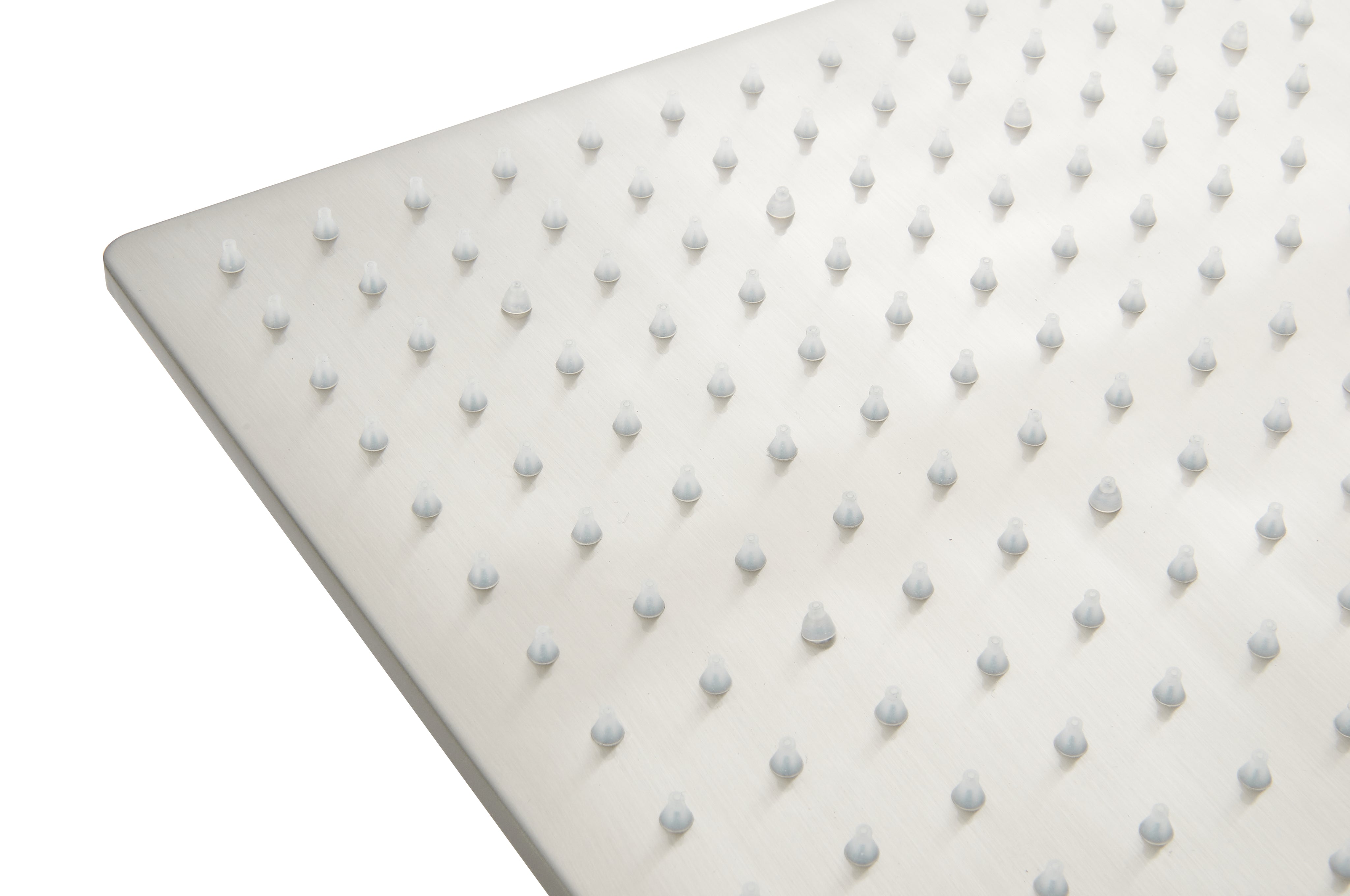 12 Inch or 16 Inch Ceiling Mounted Matte Brushed Nickel 3-Way Thermostatic Shower Faucet with 6 body jets- Simultaneous and Independent Functionality - wonderland shower inc