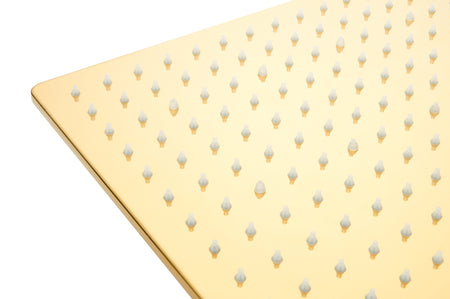 wall mount shower faucet polished gold