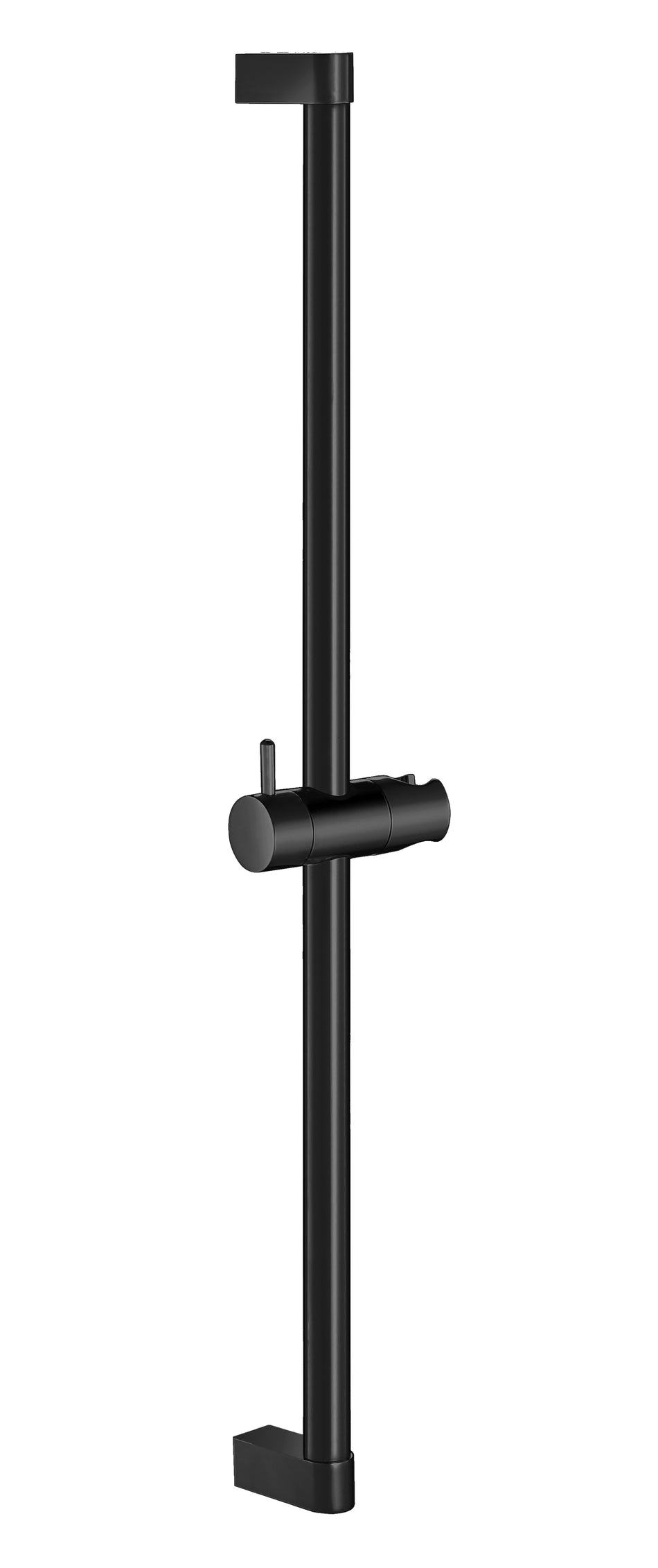 matte black shower sliding bar with adjustable handle shower holder wall mount brass