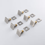 Brass Shower Body Sprays Massage Spa Side Sprayer Jets in Wall Mounted Body Jets Spray Body Shower Set Adjustable body sprayer - wonderland shower inc