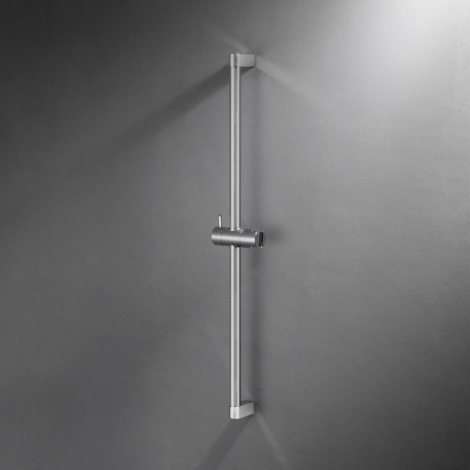 brushed nickel stainless sliding bar